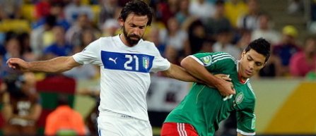 Andrea Pirlo, ales cel mai bun jucator al meciului Italia-Mexic